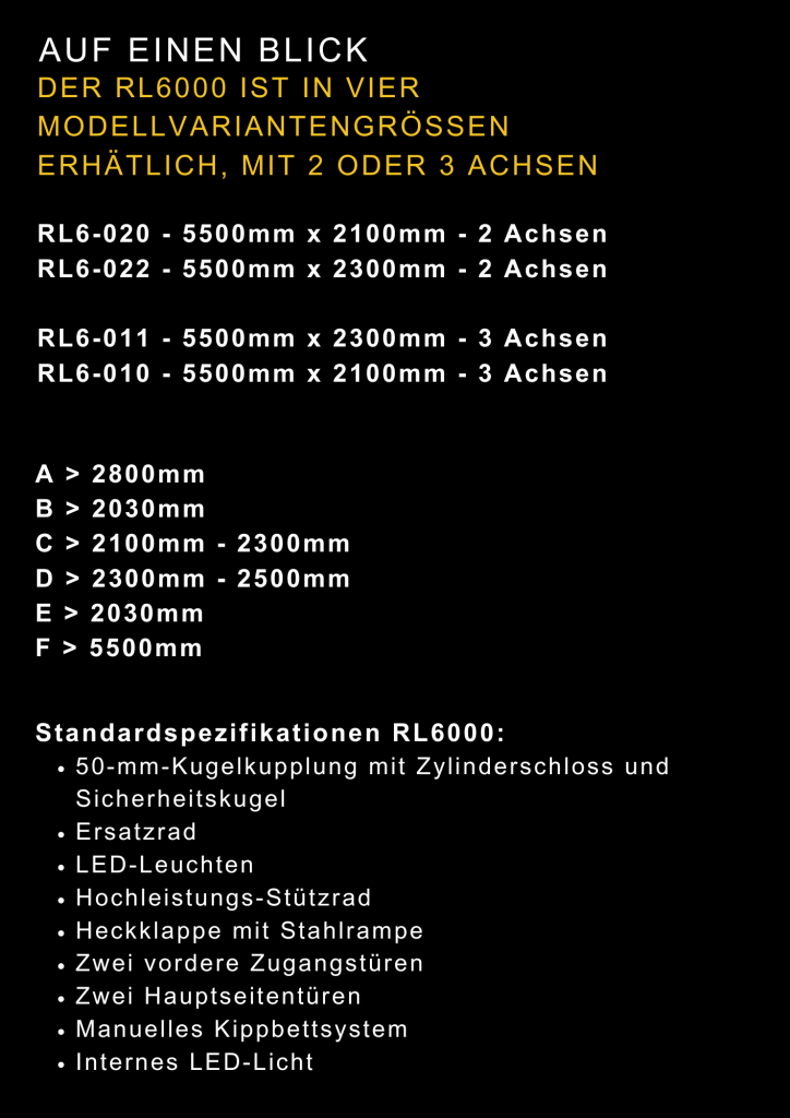 Abmessung RL6000